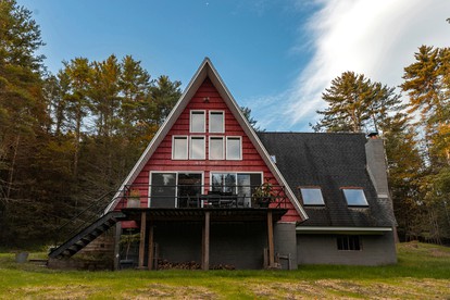 Stunning A-Frame Cabin Rental in the Catskills near Albany, New York - glamping.directory