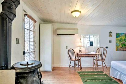 Charming Log Cabin Rental on Eco-Farm near Taos Ski Valley - Taos Ski Valley, New Mexico - glamping.directory