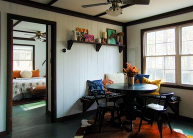 Rustic Mountain Cabin with Porch & Fire Pit in New Market, Virginia - New Market, Virginia - glamping.directory