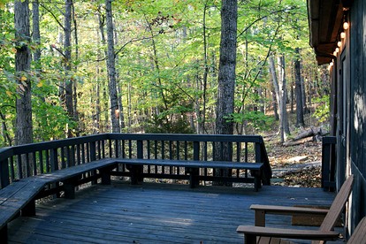 Rustic Mountain Cabin with Porch & Fire Pit in New Market, Virginia - New Market, Virginia - glamping.directory