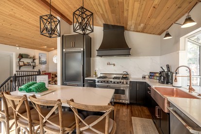 Stunning Lakefront Vacation Home with Private Dock near Boulder Bay Park in Big Bear Lake - Big Bear Lake, California - glamping.directory