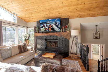 Stunning Lakefront Vacation Home with Private Dock near Boulder Bay Park in Big Bear Lake - Big Bear Lake, California - glamping.directory