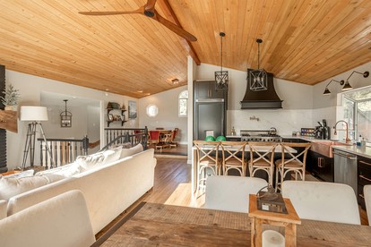 Stunning Lakefront Vacation Home with Private Dock near Boulder Bay Park in Big Bear Lake - Big Bear Lake, California - glamping.directory