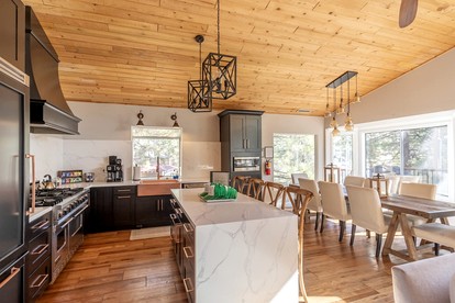 Stunning Lakefront Vacation Home with Private Dock near Boulder Bay Park in Big Bear Lake - Big Bear Lake, California - glamping.directory