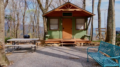 Private Mountain Sanctuary Cabin Surrounded by Protected Forest in Black Mountain, North Carolina - glamping.directory