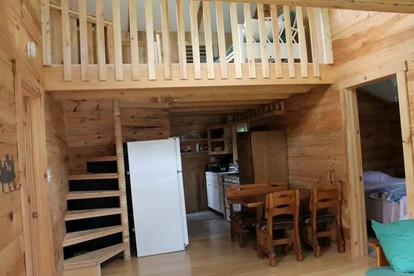 Waterfront Cabin Rental with Gorgeous Lake Views in Ellsworth, Maine - Ellsworth, Maine - glamping.directory