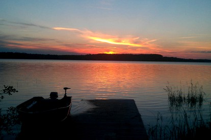 Waterfront Cabin Rental with Gorgeous Lake Views in Ellsworth, Maine - Ellsworth, Maine - glamping.directory