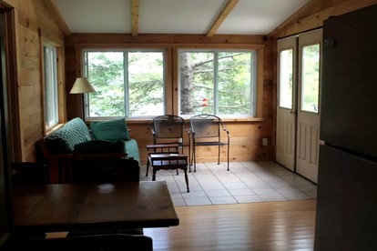 Waterfront Cabin Rental with Gorgeous Lake Views in Ellsworth, Maine - Ellsworth, Maine - glamping.directory