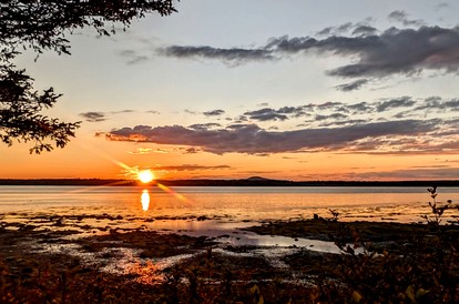 Serene Waterfront Beach House with Private Shoreline & Fire Pit Near Acadia National Park | Trenton, Maine - Trenton, Maine - glamping.directory