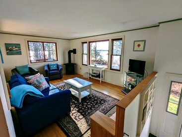 Serene Waterfront Beach House with Private Shoreline & Fire Pit Near Acadia National Park | Trenton, Maine - Trenton, Maine - glamping.directory