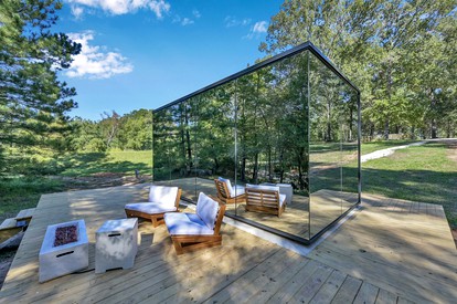 Spectacular Scenery Awaits: Modern Tiny House with Sauna in Coldspring, TX - glamping.directory