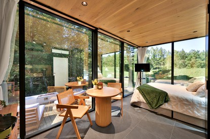 Spectacular Scenery Awaits: Modern Tiny House with Sauna in Coldspring, TX - Coldspring, Texas - glamping.directory