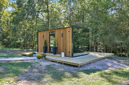 Spectacular Scenery Awaits: Modern Tiny House with Sauna in Coldspring, TX - Coldspring, Texas - glamping.directory