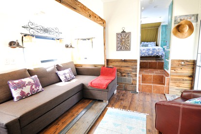 Rustic Trailer Rental on the Shores of Bridgeport Reservoir, California - Bridgeport, California - glamping.directory
