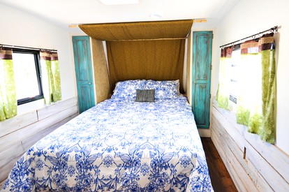 Rustic Trailer Rental on the Shores of Bridgeport Reservoir, California - Bridgeport, California - glamping.directory