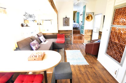 Rustic Trailer Rental on the Shores of Bridgeport Reservoir, California - Bridgeport, California - glamping.directory