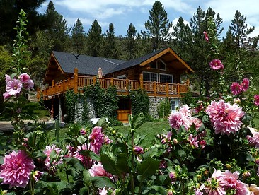 Luxurious Riverside Log Cabin in the Mountains of Southern California - Angelus Oaks, California - glamping.directory