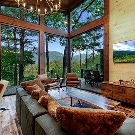 Enormous Cabin Luxury Interior and Game Room in Cherry Log, Georgia - Cherry Log, Georgia - glamping.directory