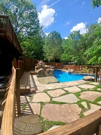 Serene Forest Retreat Home with Waterfall Pool, Creek & Kayak Access near Houston, Grimes County, Texas - Grimes County, Texas - glamping.directory
