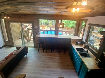 Serene Forest Retreat Home with Waterfall Pool, Creek & Kayak Access near Houston, Grimes County, Texas - Grimes County, Texas - glamping.directory