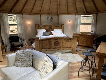 Cozy Yurt in the Woods for a Romantic Off-Grid Escape near Weed, California - glamping.directory