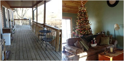 Woodland Cottage Rental Perfect for Couples Overlooking Raccoon Creek in Ohio - Vinton, Ohio - glamping.directory