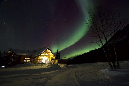 Secluded Rustic Wilderness Lodge & Cabin Retreat with Private Lake, Sauna & Adventure Trails near Tok, Alaska - Tok, Alaska - glamping.directory