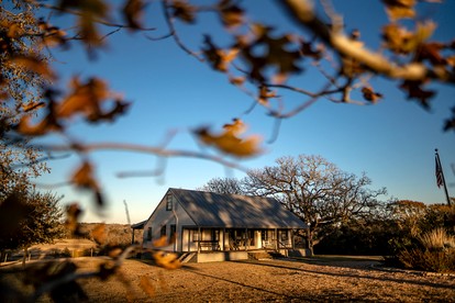 Spacious Luxury Getaway at Restored Ranch Cabin Rental near Austin, Texas - glamping.directory