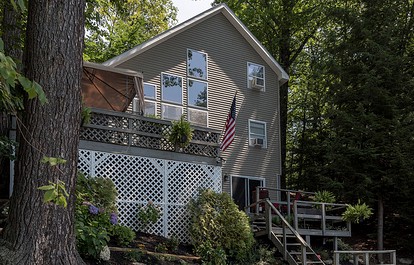 Secluded Cabin with Waterfront Views on Hadlock Pond in Fort Ann, New York - glamping.directory