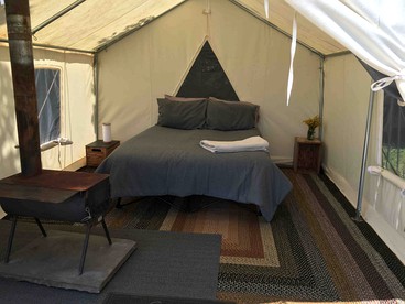 Peaceful New York Glamping Rental with a Wood Stove - Delhi, New York - glamping.directory