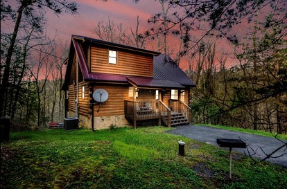 Rustic Smoky Mountain Cabin with Firepit & Game Room near Lake Douglas, Sevierville TN - glamping.directory