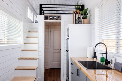 Chill Out in Style: Tiny Home Paradise with Hot Tub in Apple Valley - Apple Valley, Utah - glamping.directory