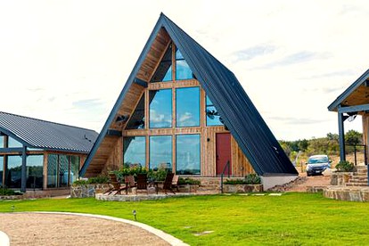 A-Frame Elegance: Embrace Open-Concept Living and Hill Country Vistas in TX - glamping.directory