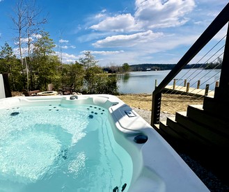 Lofted Tiny Retreat with Private Lake Dock and Spa in Tennessee - Tracy City, Tennessee - glamping.directory