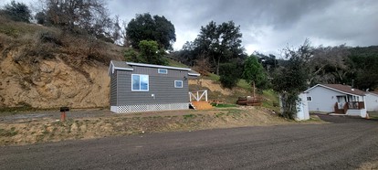 Tiny House Retreat: Pet-Friendly Haven with Fantastic Lake Views in Henshaw, CA - San Diego Country Estates, California - glamping.directory