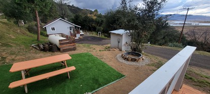 Tiny House Retreat: Pet-Friendly Haven with Fantastic Lake Views in Henshaw, CA - San Diego Country Estates, California - glamping.directory
