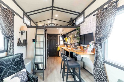 Tiny House Retreat: Pet-Friendly Haven with Fantastic Lake Views in Henshaw, CA - San Diego Country Estates, California - glamping.directory