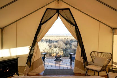 Outdoor Glamping Getaway to Enjoy Unique Sunsets near Zion National Park in Utah - glamping.directory