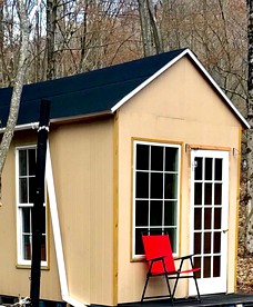 Intimate Tiny Home Rental in the Woods for a Romantic Getaway in New York State - glamping.directory