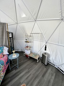 Cozy Domes Overlooking the Watauga River for a Romantic North Carolina Getaway - Banner Elk, North Carolina - glamping.directory