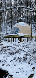 Cozy Domes Overlooking the Watauga River for a Romantic North Carolina Getaway - glamping.directory