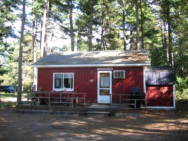 Dog-Friendly Lakeside Cabin Rental with Private Beach in Brownfield, Maine - glamping.directory