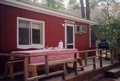 Dog-Friendly Lakeside Cabin Rental with Private Beach in Brownfield, Maine - Brownfield, Maine - glamping.directory