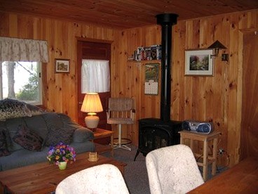 Dog-Friendly Lakeside Cabin Rental with Private Beach in Brownfield, Maine - Brownfield, Maine - glamping.directory