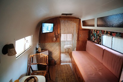 Tiki-Style Airstream Rental Perfect for a Weekend Getaway in Atlanta - Atlanta, Georgia - glamping.directory