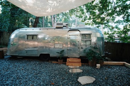 Tiki-Style Airstream Rental Perfect for a Weekend Getaway in Atlanta - Atlanta, Georgia - glamping.directory