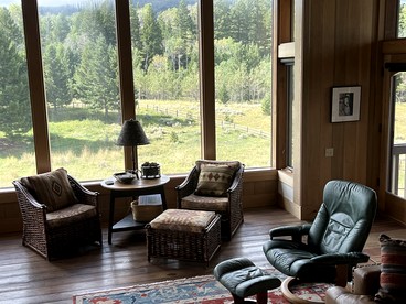 Elegant Mountain Retreat with Private Fishing Access near Madison River, Montana - Cameron, Montana - glamping.directory