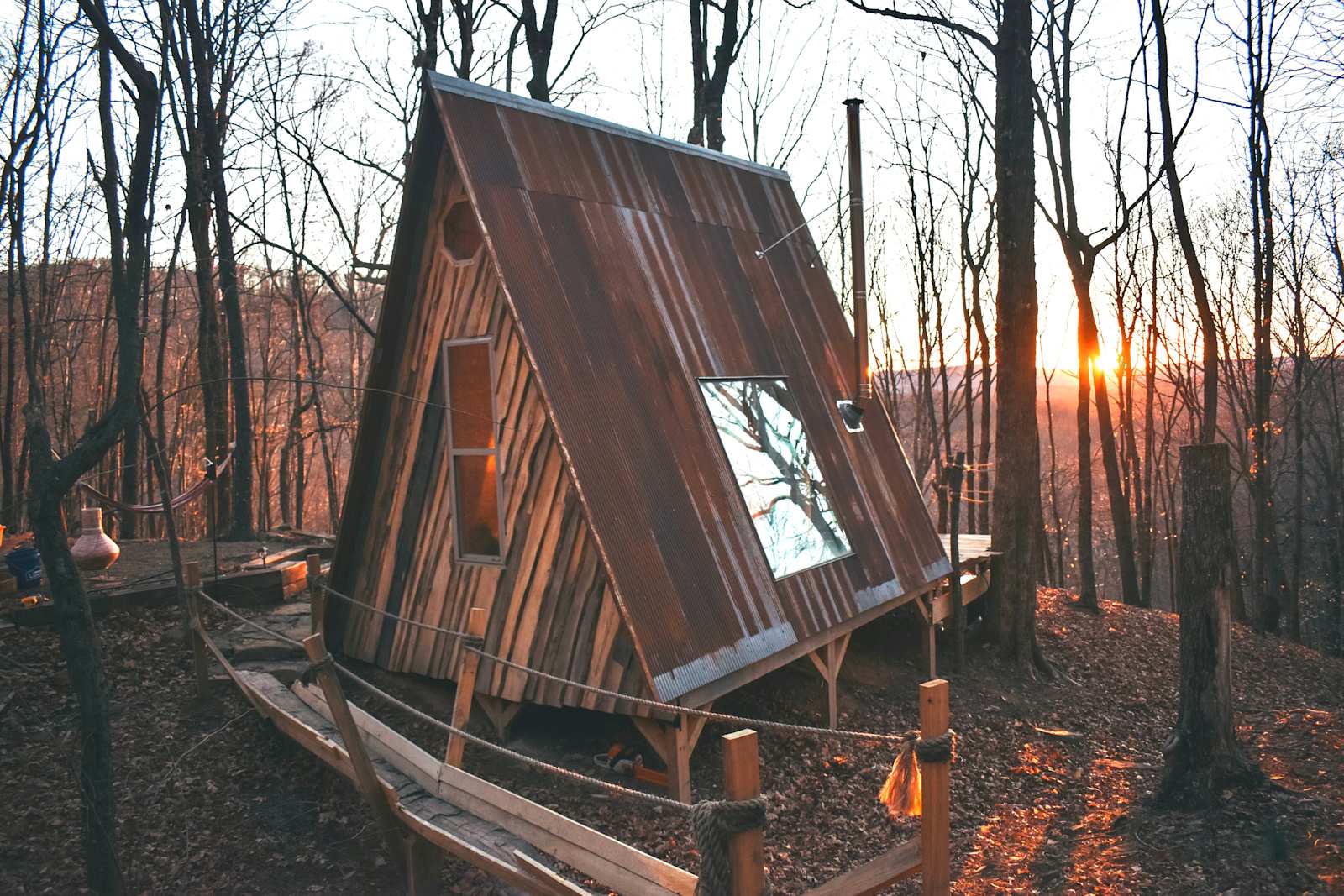 Ridgetop A-Frame Offgrid - glamping.directory