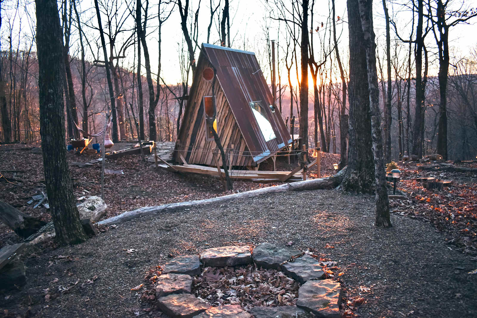 Ridgetop A-Frame Offgrid - Winslow, Arkansas - glamping.directory