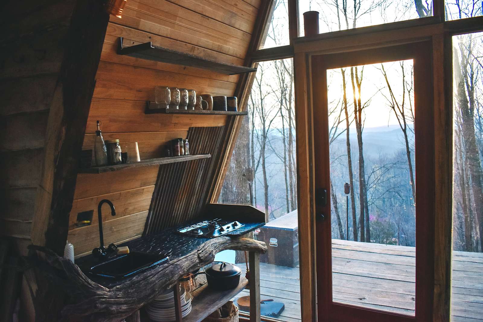 Ridgetop A-Frame Offgrid - Winslow, Arkansas - glamping.directory